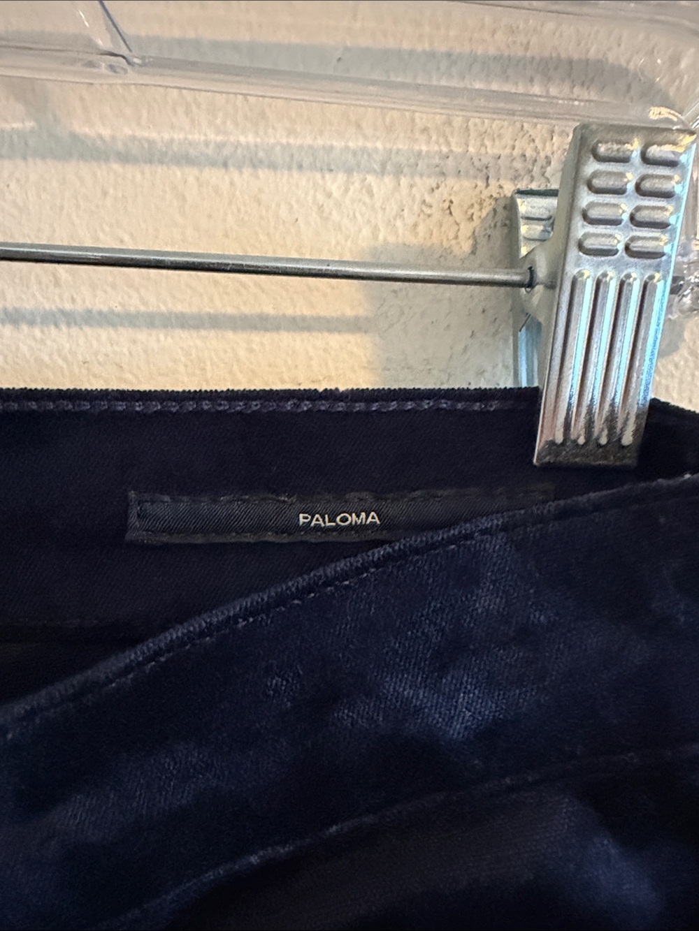 Citizens of Humanity Paloma Baggy Wide Leg Velvet Pants Women 27 Royal Navy NWT - Picture 8 of 11